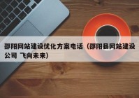 邵阳网站建设优化方案电话（邵阳县网站建设公司 飞向未来）